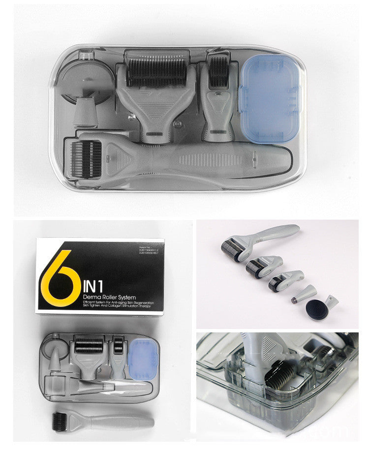 ✨ DermaKit™ 6-en-1 – Kit Microneedling Facial Prestige pour un glow renouvelé et sculpté ✨