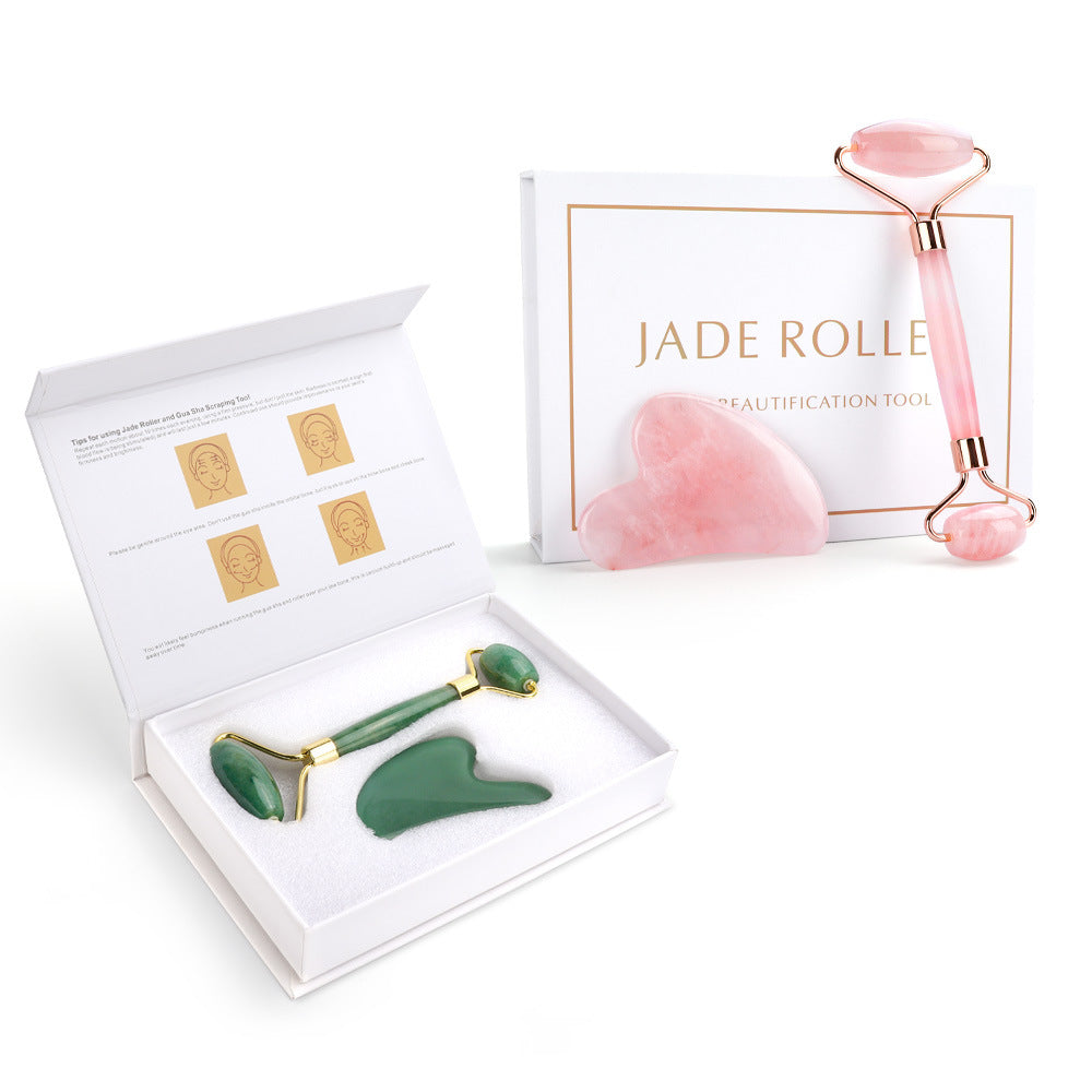 ✨ Kit Claw Scraping Board & Jade Roller – L’ensemble prestige pour un massage facial sculptant et glowy ✨Claw Scraping Board Jade Roller Set