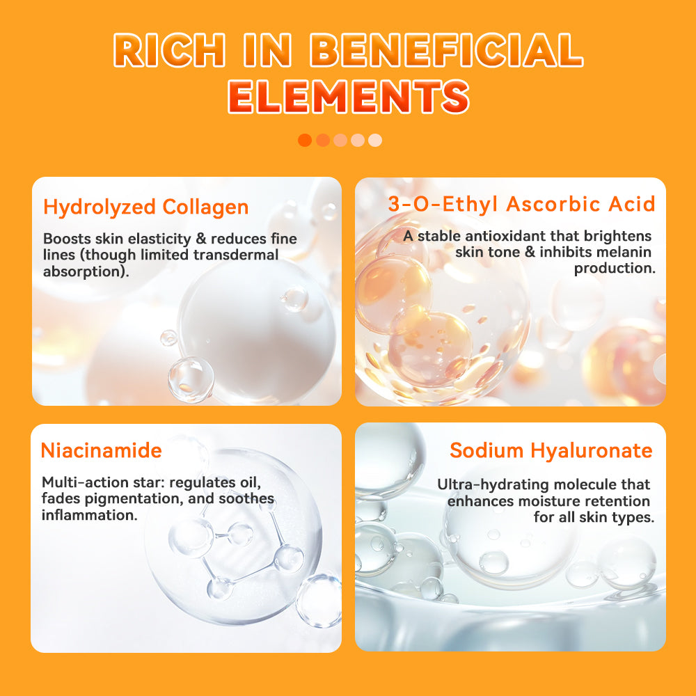 ✨ Kit Routine Complète Dr. ROSEVA – 5 Pièces Anti-Âge Bio à la Vitamine C ✨